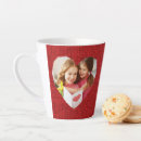 Search for rustic burlap mugs Red