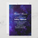 Search for stars bridal shower invitations Navy