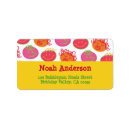 Search for cartoon face return address labels Cute