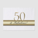 Search for 50th birthday tissue paper Elegant