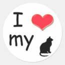 Search for i love my cat stickers Animal