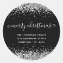 Search for silver christmas stickers Glitter