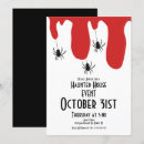 Search for blood halloween invitations Horror