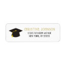 Search for graduation gold return address labels Thank you