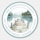 Search for blue mountain return address labels Rustic