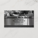 Search for auto mechanic business cards Car maintenance