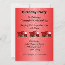 Search for red truck birthday invitations Boys birthday party