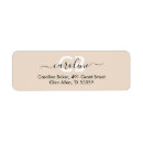 Search for ivory return address labels Classic