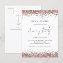 Search for rose gold glitter wedding invitations Glam