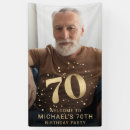 Search for 70th birthday banners Simple