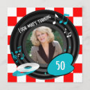 Search for vintage record birthday invitations Contemporary