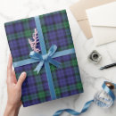 Search for black watch plaid wrapping paper Clan