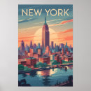 Search for new york skyline posters Empire state building