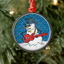 Search for guitarist christmas tree decorations Rock