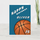 Search for basketball birthday cards Player