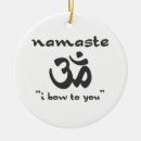 Search for namaste christmas tree decorations Meditate