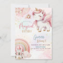 Search for fantasy birthday invitations Unicorn