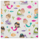 Search for mermaid fabric Girl