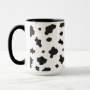Search for black and white cow mugs Funny