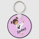 Search for martial arts karate girl key rings Pink