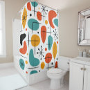 Search for 1950s design shower curtains Retro