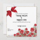 Search for red ribbon wedding invitations Vintage