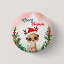 Search for cute santa badges Watercolor