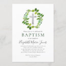 Search for wreath christening invitations Gender neutral