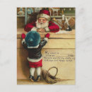 Search for antique victorian christmas cards Santa