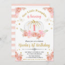 Search for pink pumpkin 1st birthday invitations Watercolor
