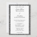 Search for sparkle wedding invitations Glitter