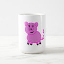 Search for cute pink pig mugs Piggy