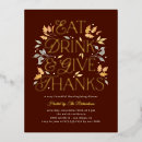 Search for give thanks thanksgiving invitations Autumn leaves thanksgiving
