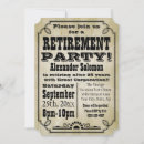 Search for vintage retirement party invitations Bbq