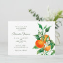Search for orange fruit invitations Colourful