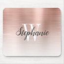 Search for rose gold mousepads Brushed metal