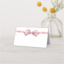Search for bow place cards Pink
