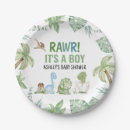 Search for baby dinosaur shower plates Boy