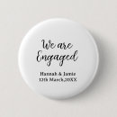 Search for engaged badges Calligraphy typography elegant