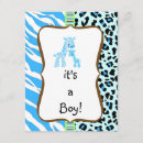 Search for cheetah print baby shower invitations Zebra