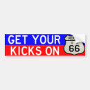 Search for route 66 bumper stickers Road