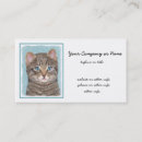 Search for tabby business cards Cat