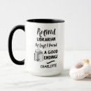 Search for retired librarian mugs Humour