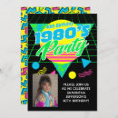 Search for 1980s birthday invitations For him