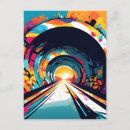 Search for tunnels postcards Graffiti