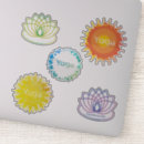 Search for yoga lover stickers Lotus