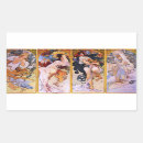 Search for 4 seasons stickers Alphonse mucha