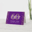 Search for 60th thank you cards Gold