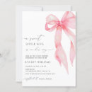 Search for bow baby shower invitations Modern