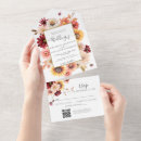 Search for fall with rsvp wedding invitations Qr code rsvp